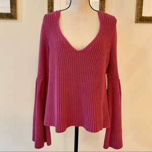 Free People Damsel Knit Sweater Large